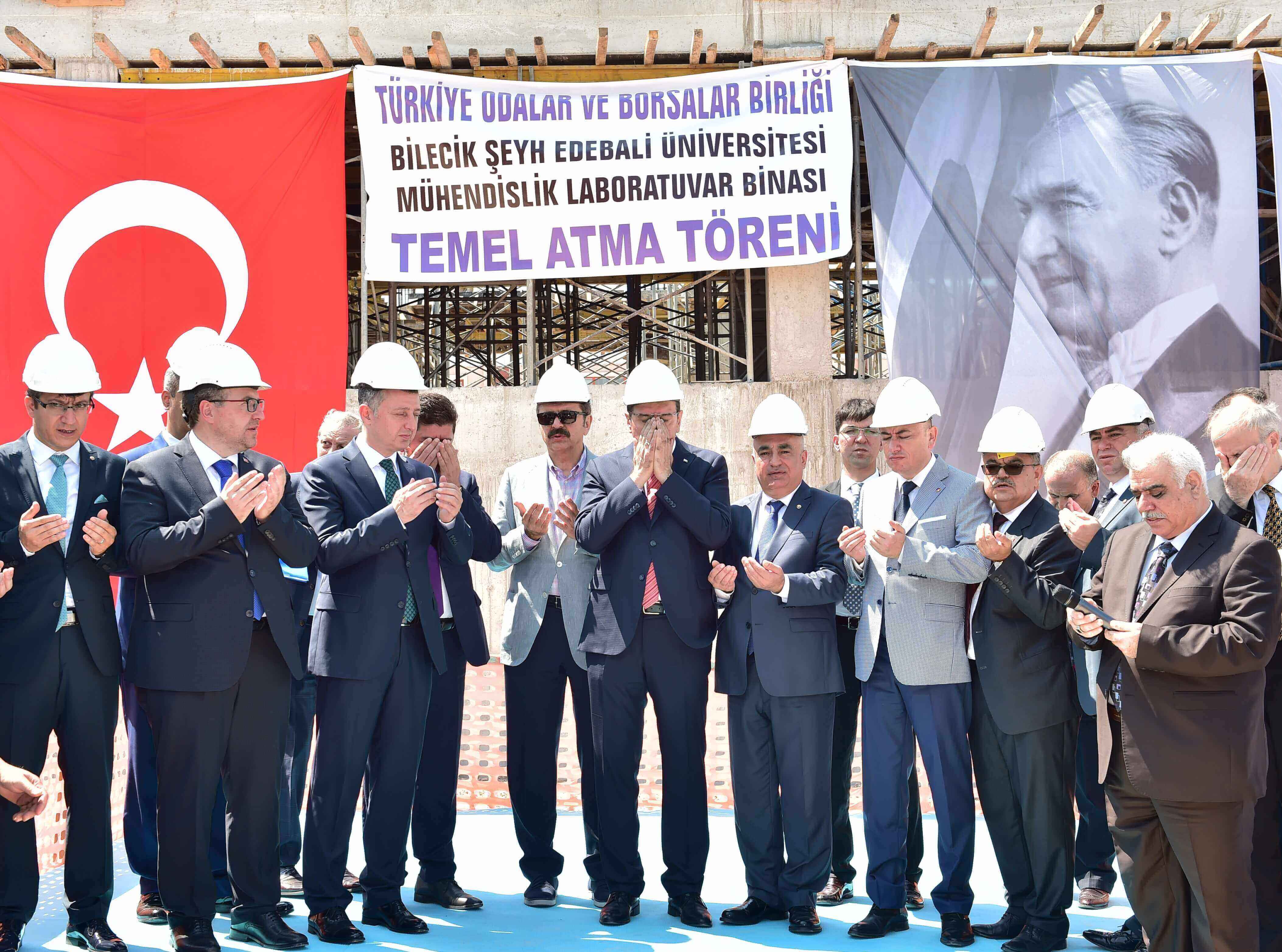 BŞÜ  Mühendislik Fakültesi Laboratuvar Binası Temel Atma Töreni